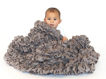 Gray Luxury Crib Blanket