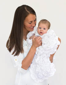 Plush White Baby Wrap