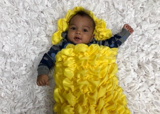 African American Baby Cocoon