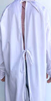 White Protective Gown